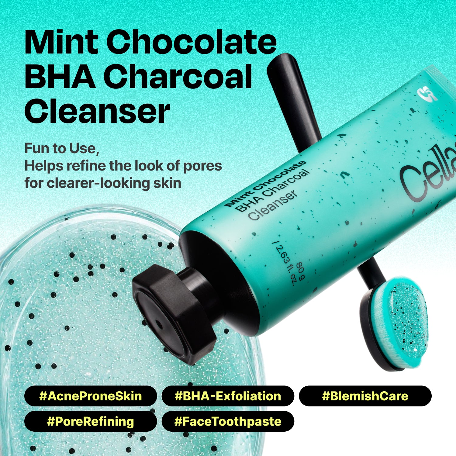 Mint Chocolate BHA Charcoal Cleanser
