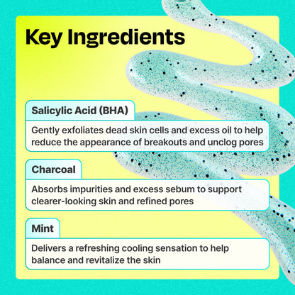 [Amazon’s Choice] Mint Chocolate BHA Charcoal Cleanser